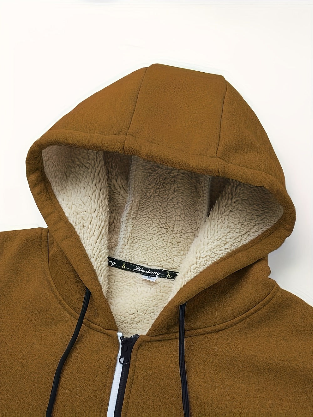 Men's Windproof Fleece Pullover Coat