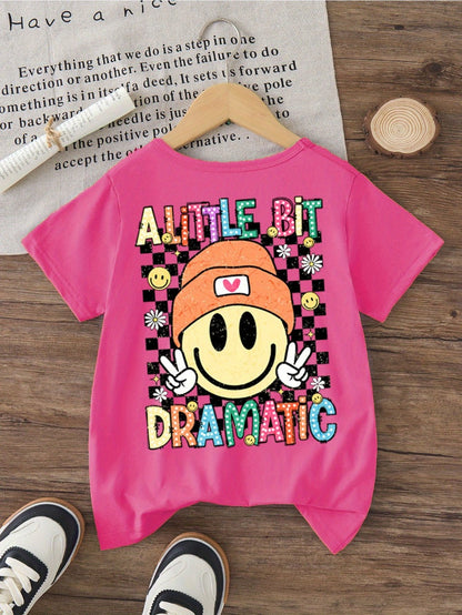 Girls' Cartoon T-Shirt - Summer