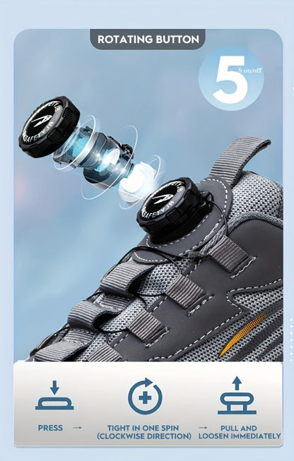 Men's Work & Safety Shoes - Puncture Resistant & Breathable Comfort 176485