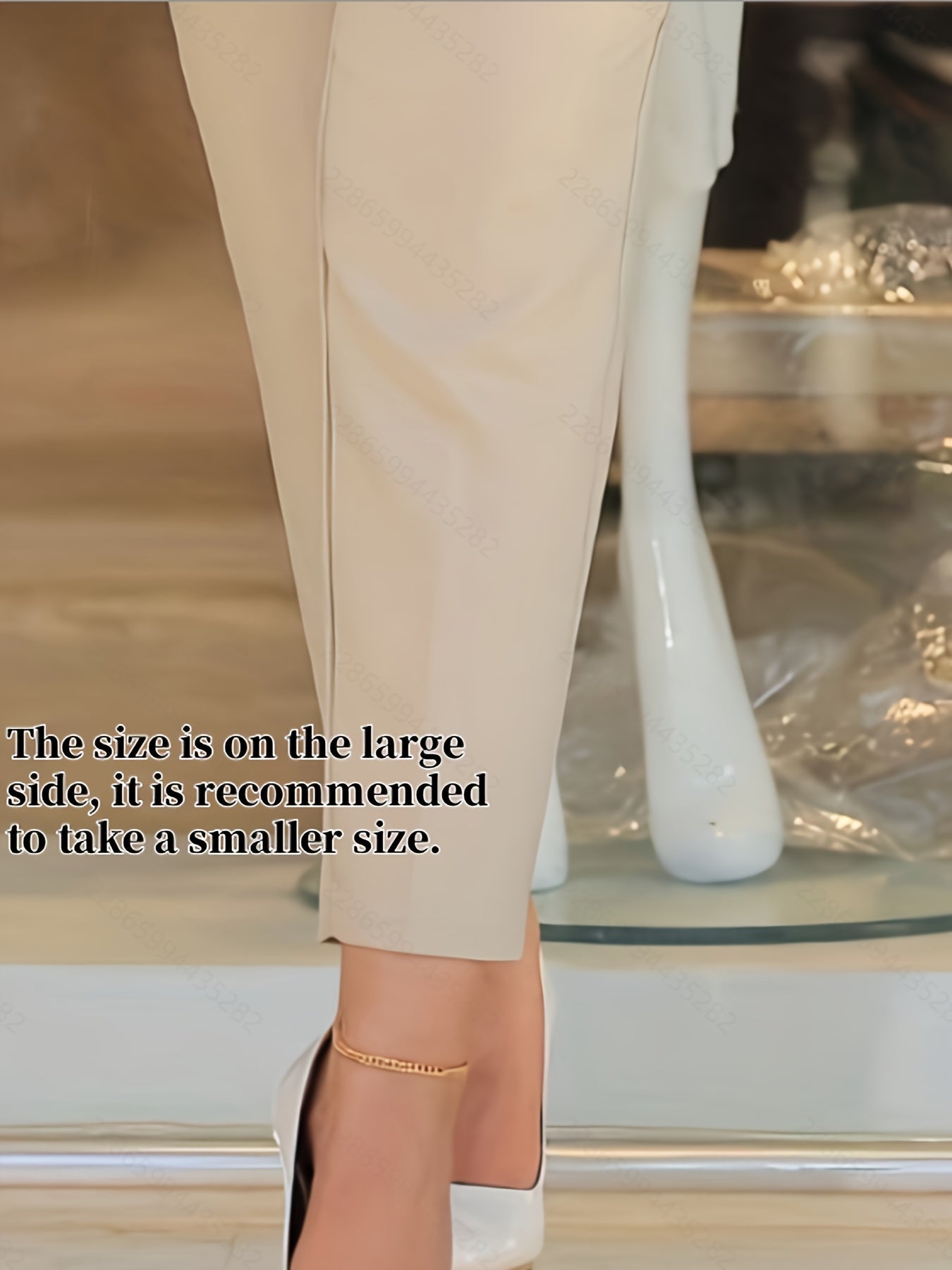 Casual Slim Suit Pants Versatile Nine Temperament Commuter Pants Female