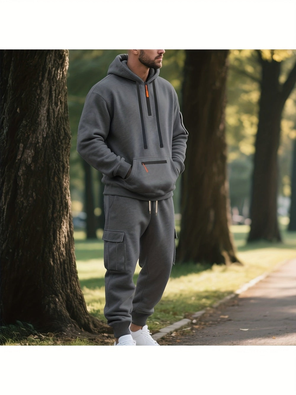 Men's Tracksuit Set - Coordinated Style Style 71083237