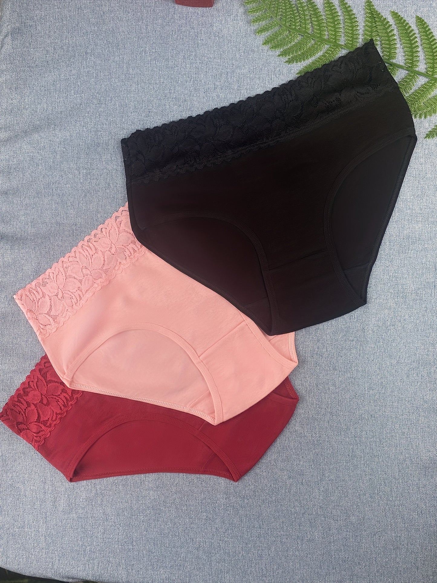 6pcs Of Women's Underwear, Size S- Low Price, Comfortable Breathable Elegant Lingerie, Lace Patchwork Women's Briefs