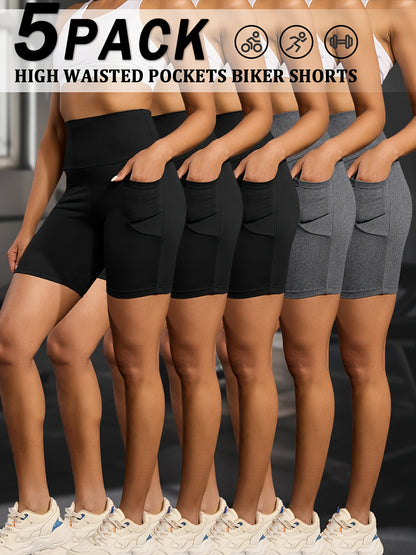 Women's Mixed Color 3 High-Waist Pants - product view 5