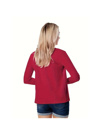 Lady's Elegant Middle Eastern Style Button- Jacket - Soft Pastel White, All-season Durable Fabric That Is Easy to Wash