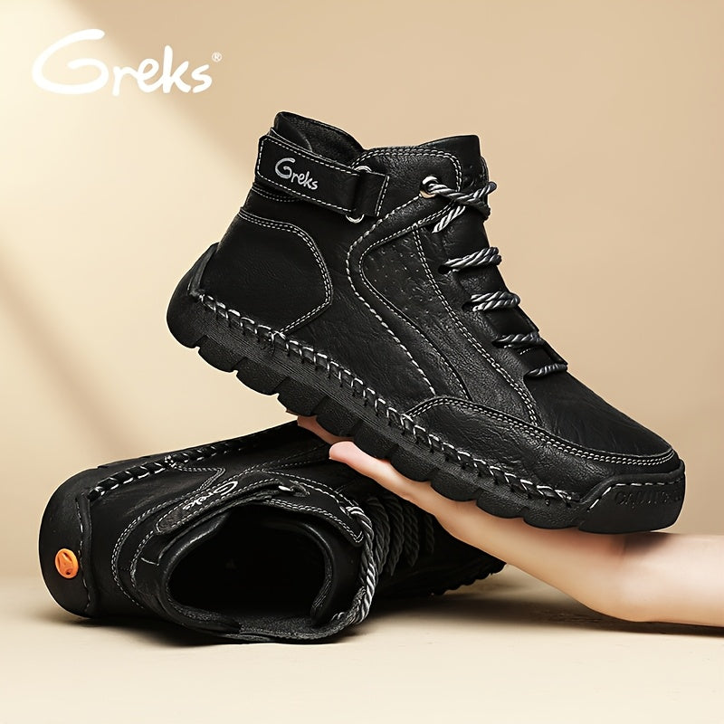 [Casual Walking Shoes] Men's Casual Shoes Ankle Chukka Boots Slip On Lightweight Loafers Mid Top Walking Driving Shoes For Male