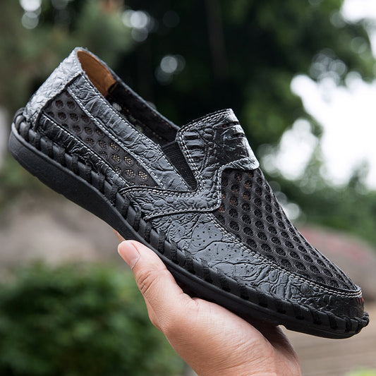 Cross-border large-size Men's mesh breathable Men's shoes 38-46 are mainly available for a long time.
