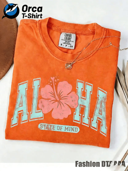 Mentally Printed T-shirt, 100% Pure Retro Fashion Brand T-shirt, Men's T-shirt, Summer T-shirt, Beach Essential, Holiday Gift, Perfect Gift