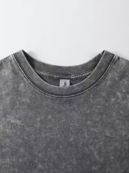 Men's Vintage T-Shirt - Round Neck Short Sleeve Weekend Style 064293