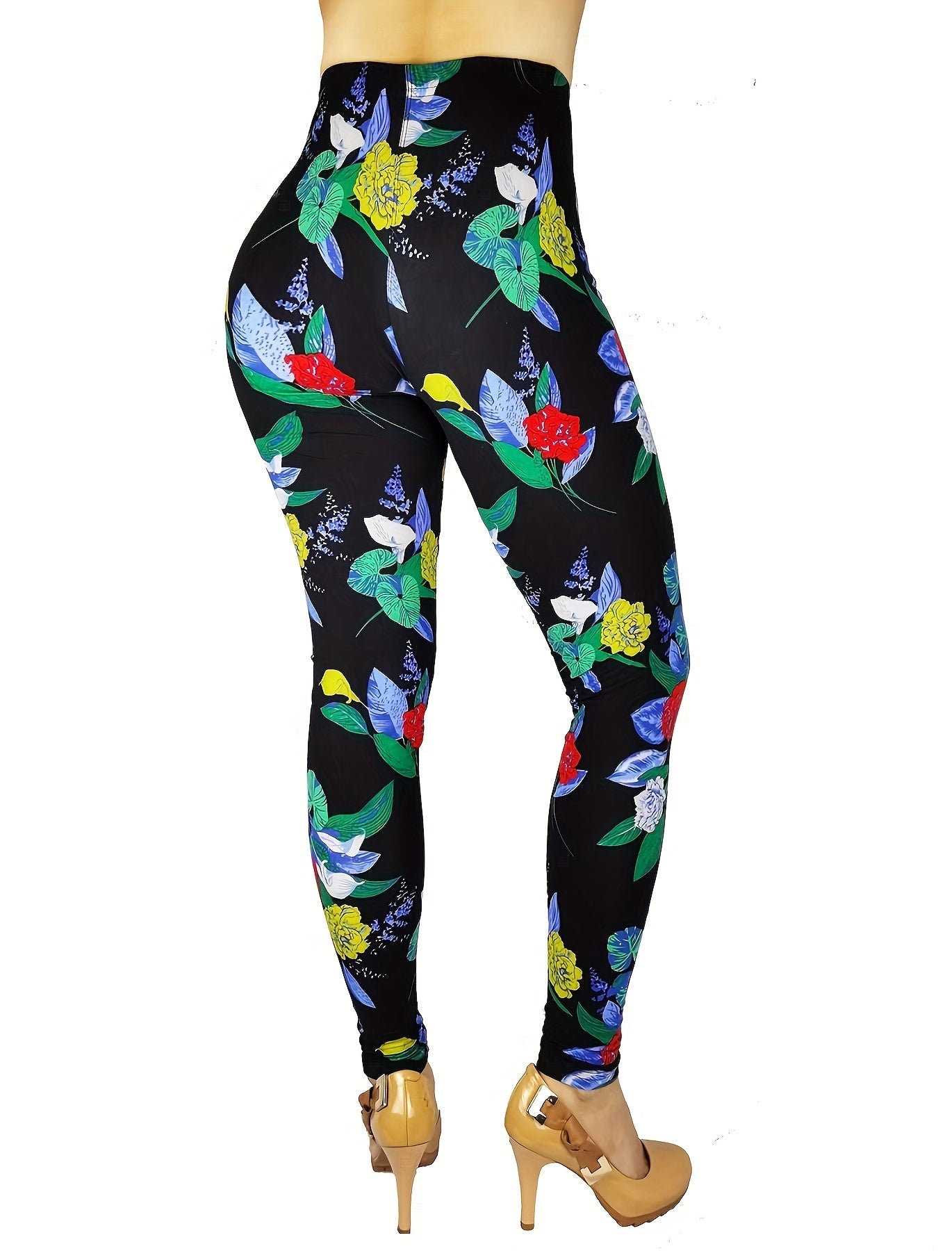 Leggings for Women Tie-Dye & Printed Fashion Leggings Regular/ One Size