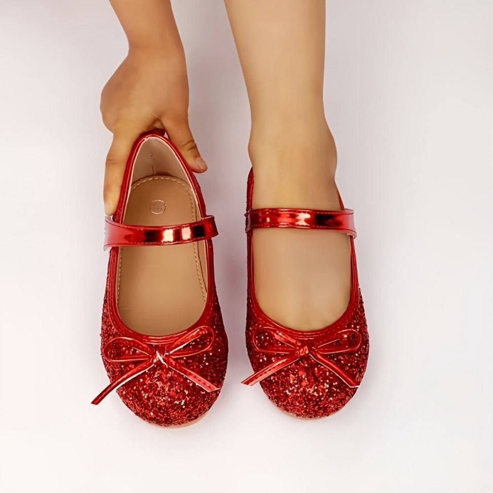 Girls Mary Jane Flats - Soft-Sole Ballet Shoes