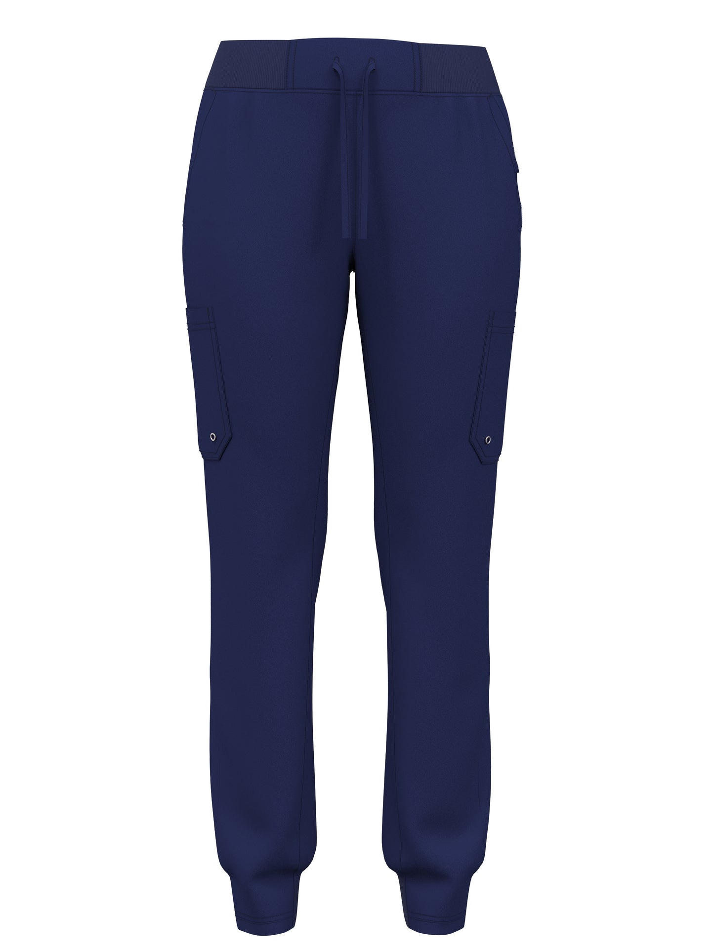 Scrub Pants for Women Jogger Pants with 5 Pockets Rib Waistaband Light Ultra Soft 4 Way Stretch 423