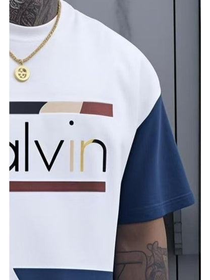 Men's Graphic Print T-Shirt - Crew Neck Short Sleeve 329893