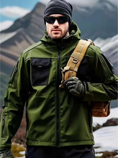 Men's Versatile Fleece Zip-Up Coat