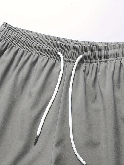 4pcs Summer Women's Casual Sports Shorts, Featuring A Two-piece Layering Design with Letters Suitable for Running And Casual Fitness, Come In Black, Gray, Green And