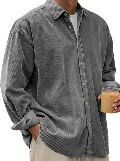 Men's Black Long-Sleeve Shirt - product view 14