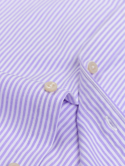 Men'S Long Sleeve Shirt with Classic Stripes, Ideal for Business Formal Events, Perfect Gift for Him