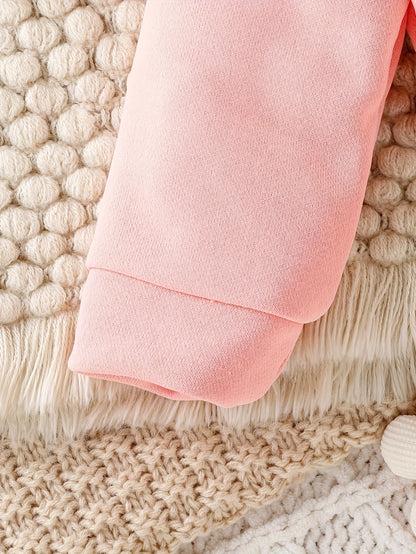 3pcs Layette Set for Youngsters - "Mama's Girl" Pink Hoodie, Cami Top & Jogger Pants with Drawstring Waist, Casual Knit Fabric Outfit for Fall/Winter, Casual Wear|Playful Design|Stretchy Materia, for Outdoor, Perfect for Outdoor