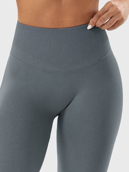 VOYJOY Women Impact Leggings Seamless Scrunch Butt Lifting Workout Leggings High Waisted Gym Yoga Pant