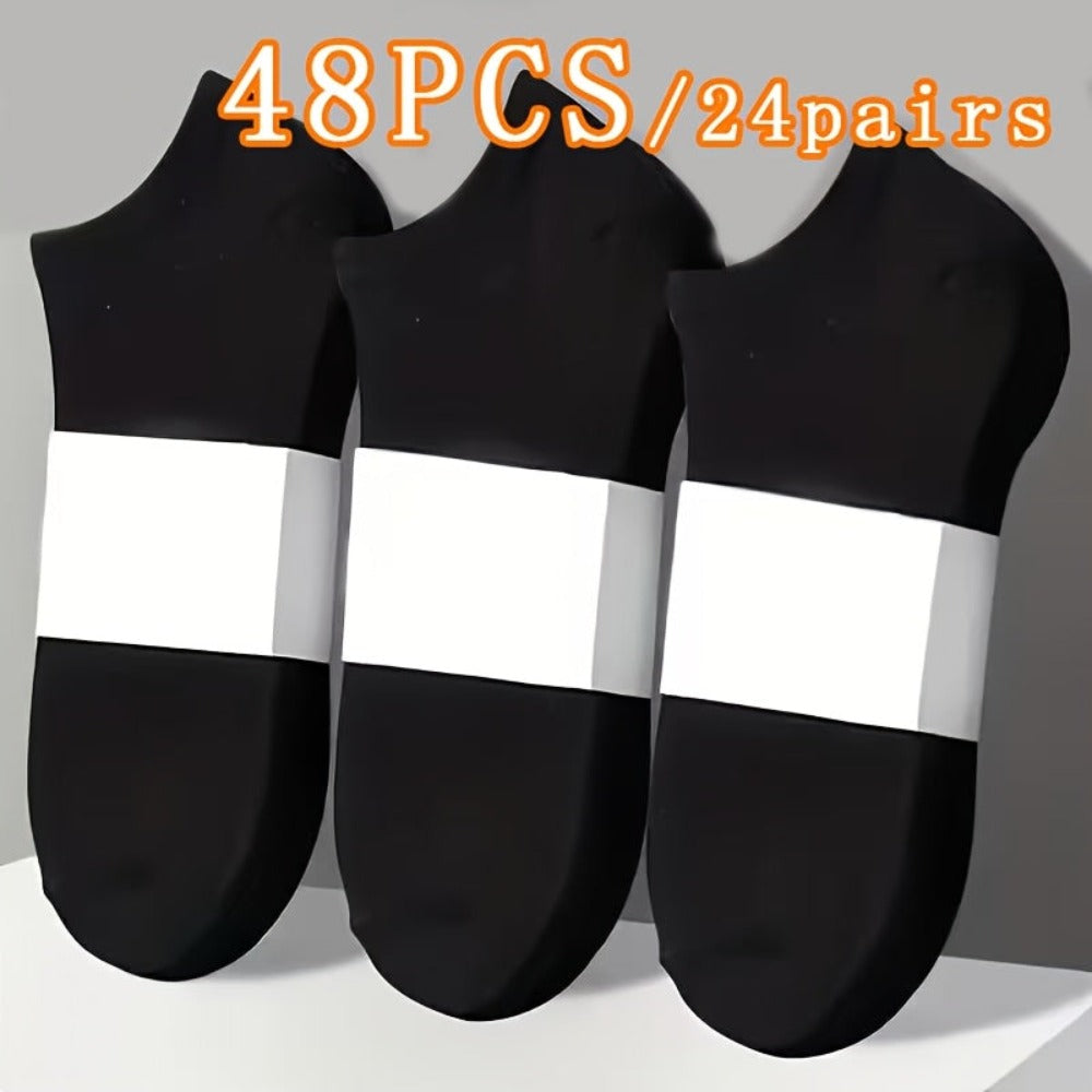 Women's Solid Color Socks - Breathable Multi-Pack