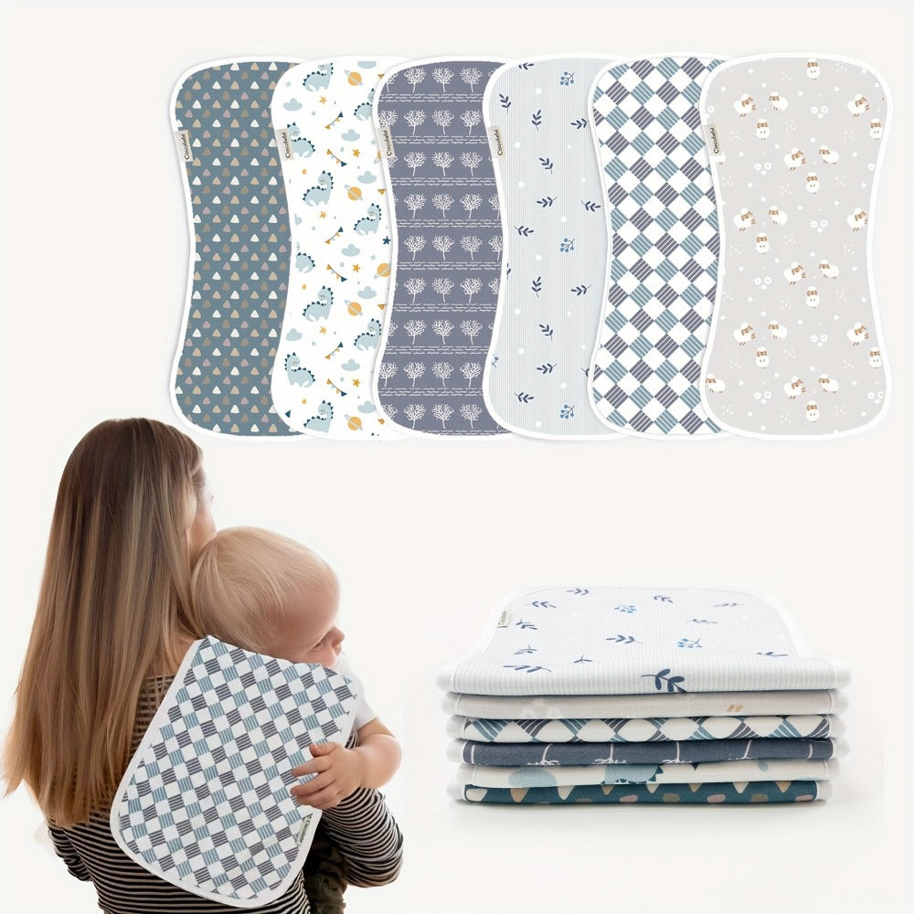 Baby Burp Cloth Set - Soft Absorbent Multipack Style 0517