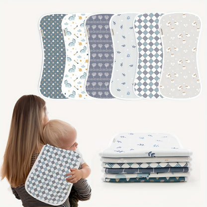 Baby Burp Cloth Set - Soft Absorbent Multipack Style 0517