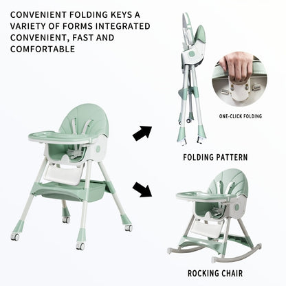 Convertible Baby High Chair - Adjustable Dining Rocker