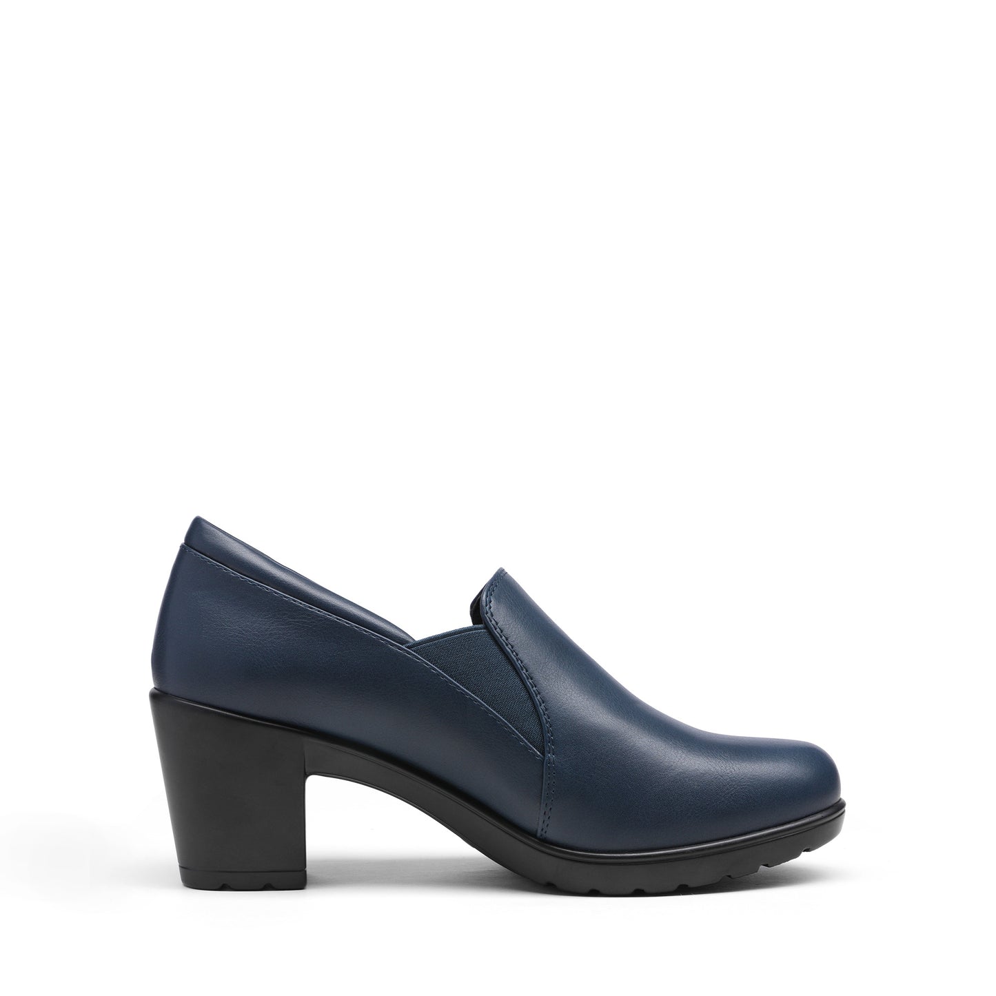 Women's Low Chunky Block Heels Pumps Comfortable Slip-On Heeled Loafers Dress Work Shoes For Office Business Comfortable Loafers Shoes Low Chunky Block Heel Pumps