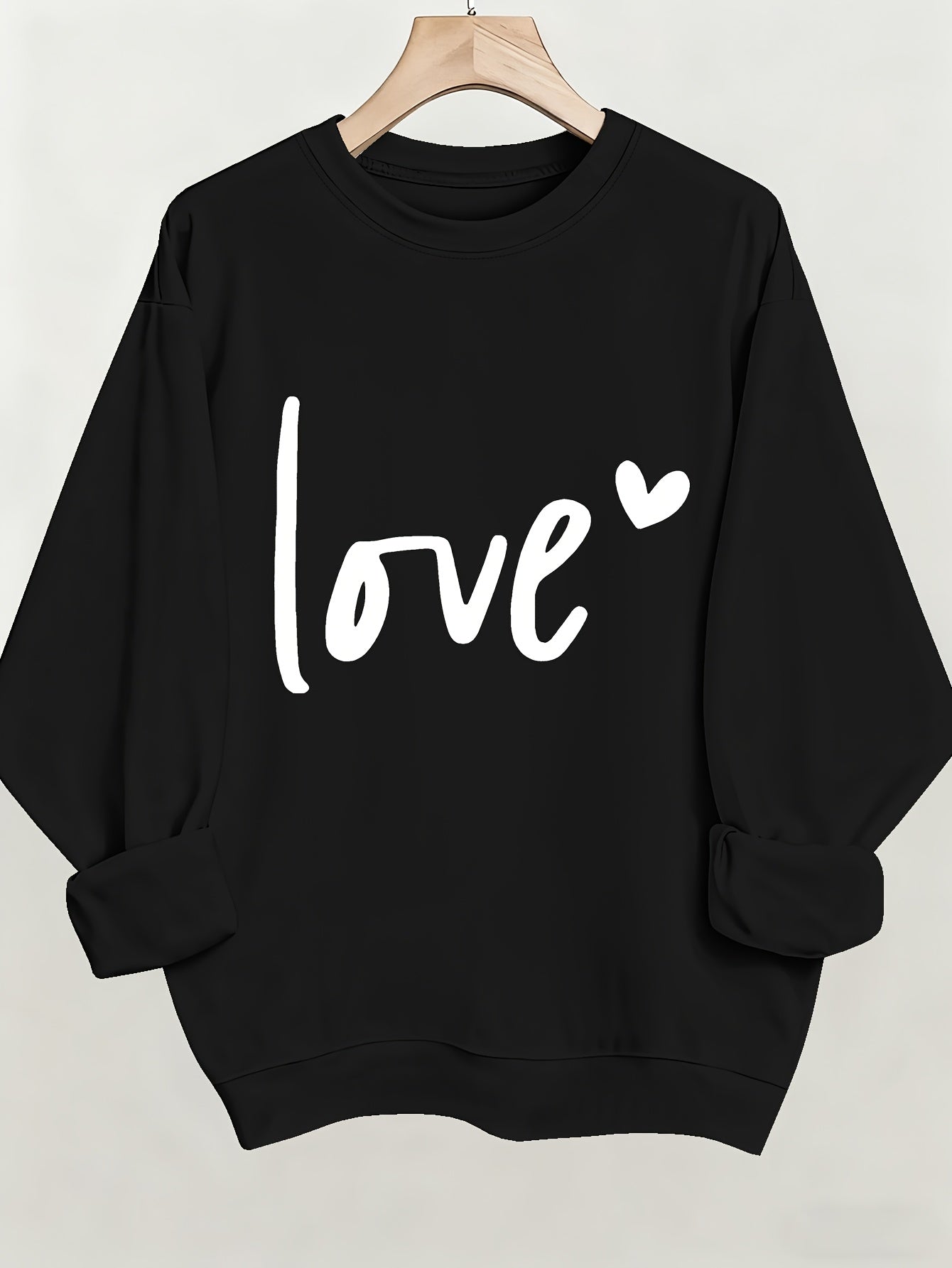 Valentine'S Day Printed Sweatshirt, Women'S Clothing