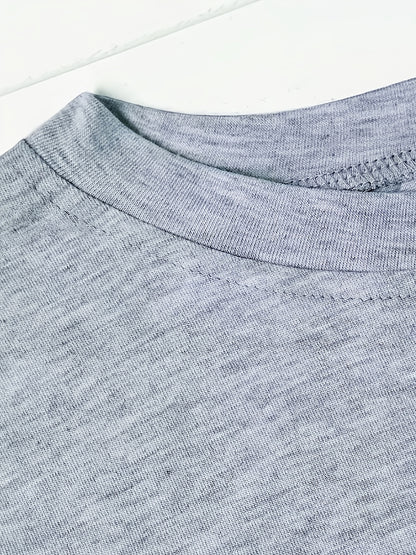 Women'S Casual T-Shirt, Printed with "Patience is Worn Out" Letter Pattern, Short Sleeve Round Neck Design, Suitable for All Seasons, Fabric, Fiber, - Fashionable and Comfortable Clothing