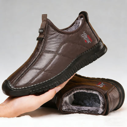 Men's Walking Shoes - Non-Slip Sole & Slip-On Ease