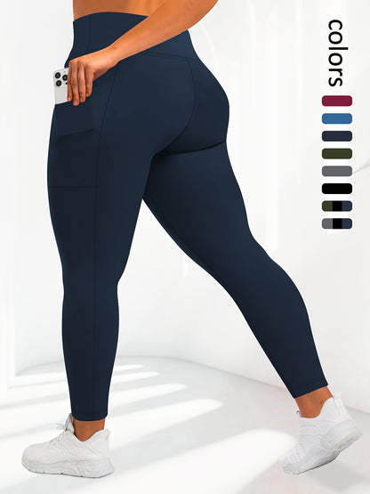 Dark Gray Polyester High-Waist Oversized Pants - product view 19