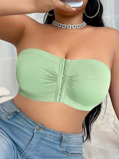 Women’s Plus Size 5-Pack Front Closure Bra - Easy Front Fastening