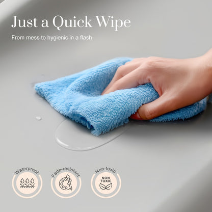 Diaper Changing Pad - Adjustable Non-Slip Soft Wipe-Clean