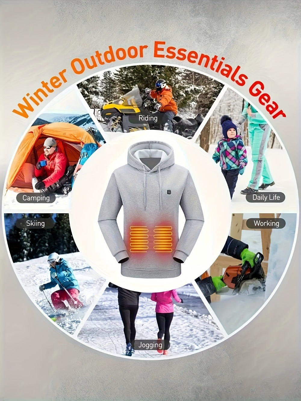 Men's Versatile Pullover Hoodie Everyday 821