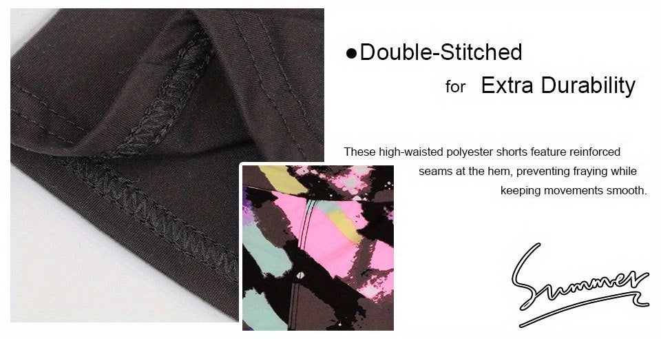 Girls' Mix Color Printed High-Waist Leggings - product view 5