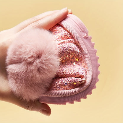 Baby Girl And Thickened Soft-soled Snow Boots, Warm Walking Shoes for Infants And Toddlers In Autumn And Winter, And Children's Shoes for Winter