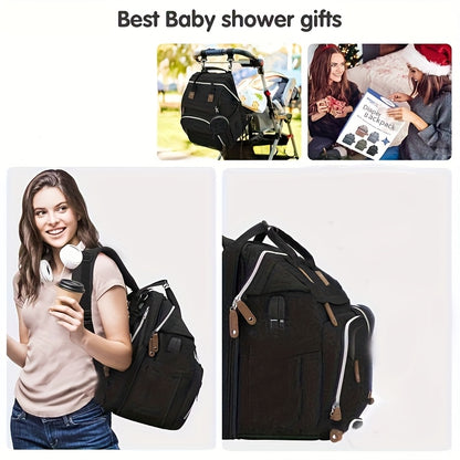 Diaper Bag Backpack, Diaper Bags, Shower Gifts, Multifunctional Diaper Backpack Large Capacity, Items, Necessitied