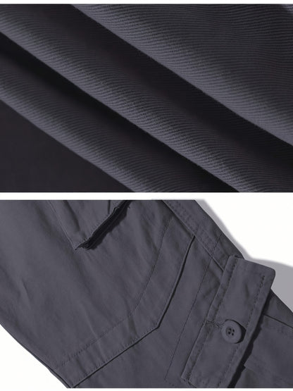 Men's Khaki 6-pocket Casual Pants