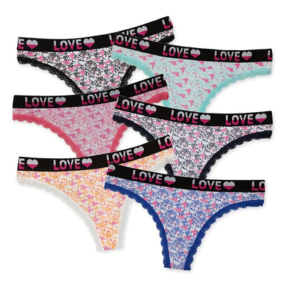 18pcs/ Pack Randomly Assorted Ladies Thongs Panty