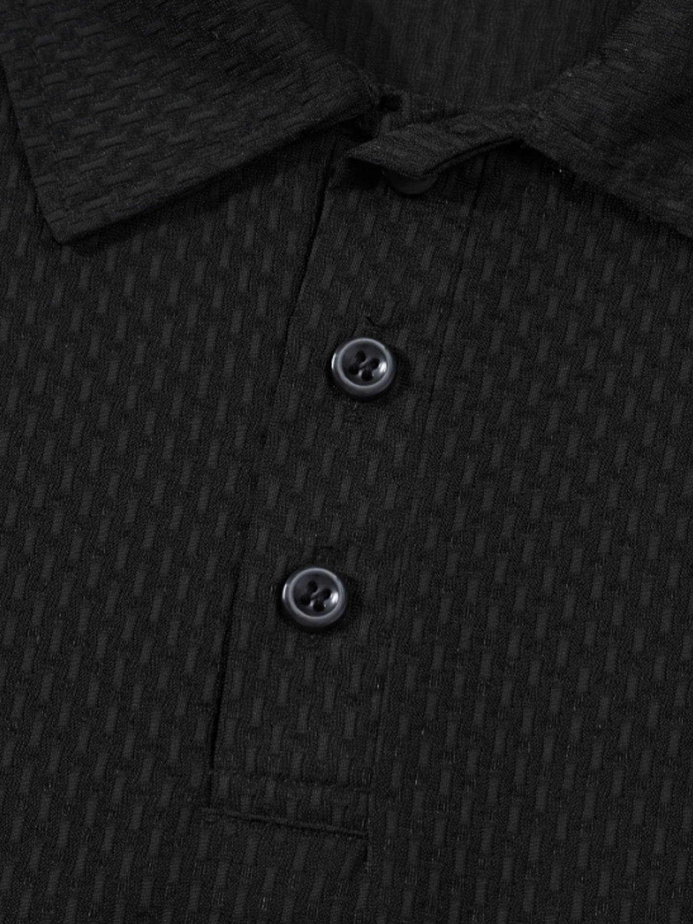 Men's Black Short-Sleeve Shirt - product view 9