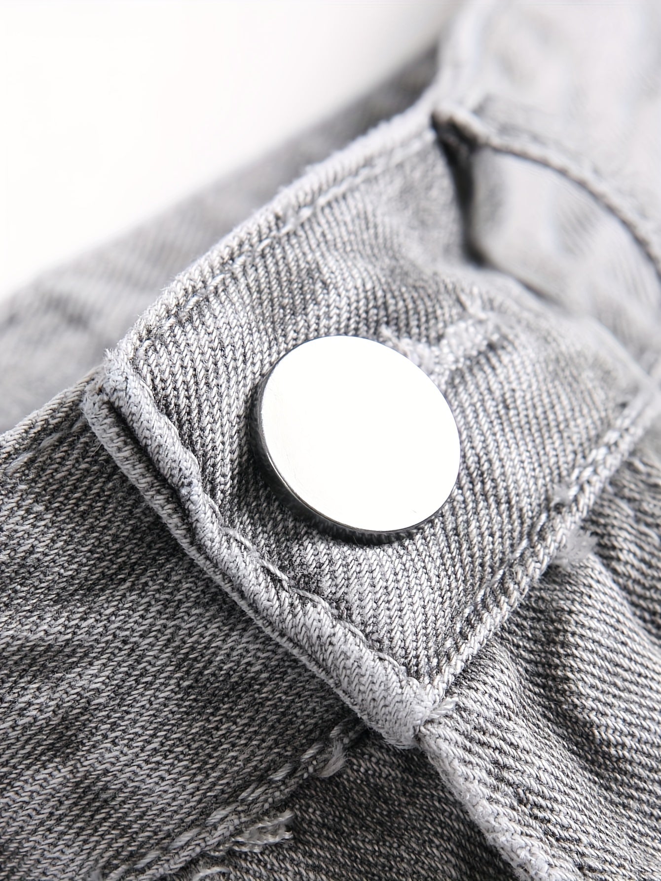 Slim Fit Men'S Jeans with Embroidery And Ripped Details