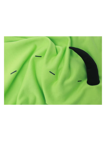 Women Cosplay Hoodie Jacket Green Coat with Ears for Halloween Party