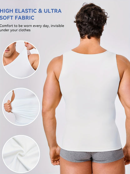 Men's Solid Color Tank Top - Sleeveless 855333