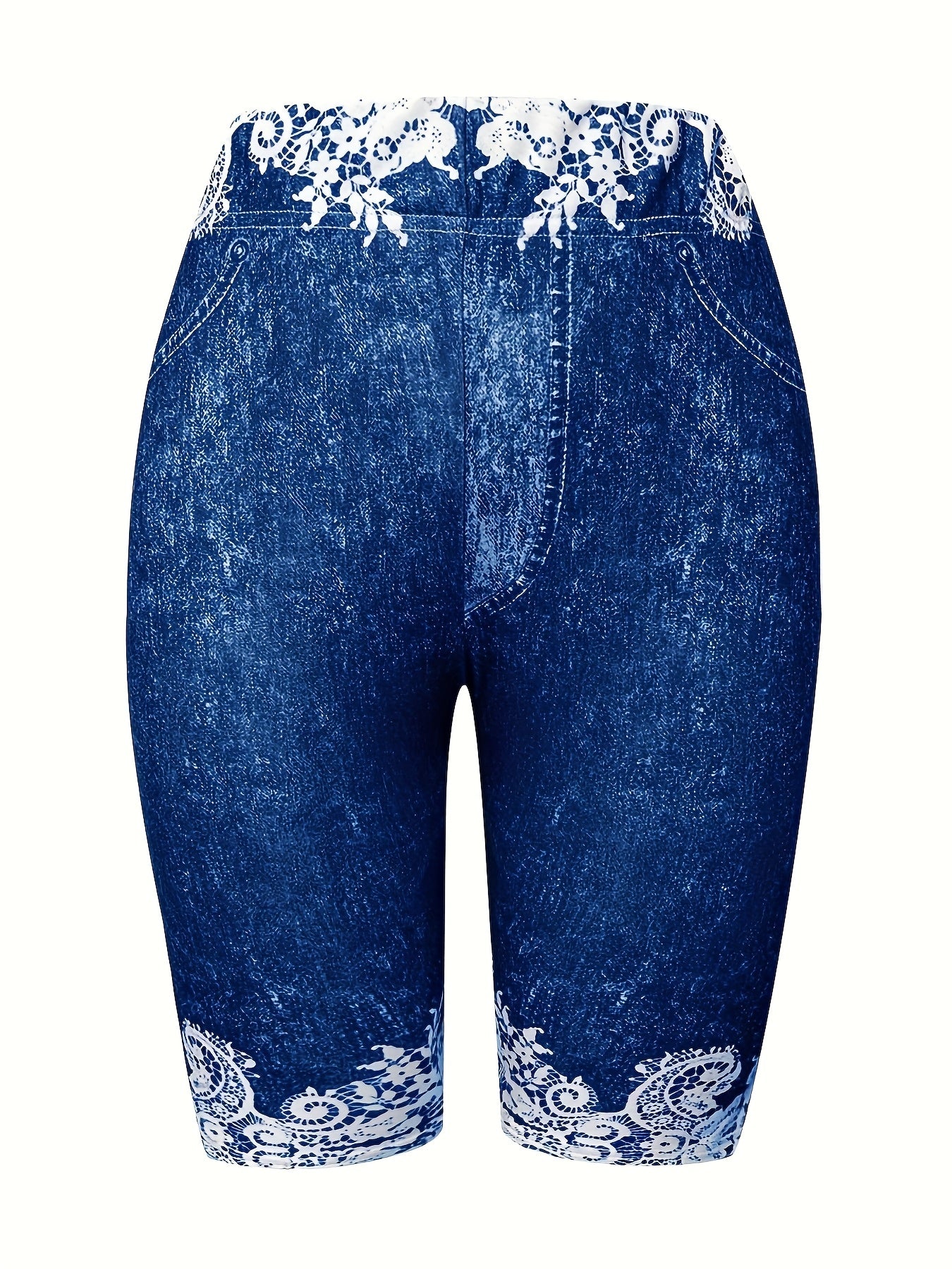 European And American Women's Pants Are Fashionable, Casual, Randomly Printed, Women's Leggings, Cropped Pants, Tight Fitting