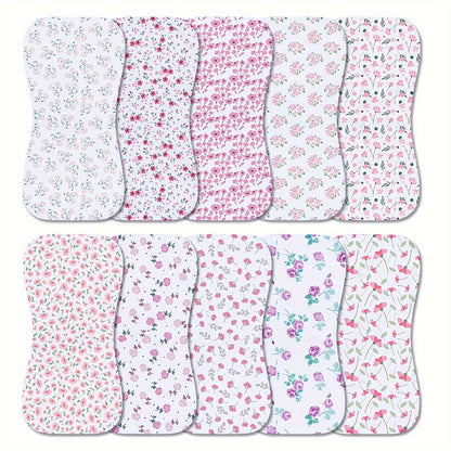 Burp Cloth - 10-pack Cloths Washcloths Rags
