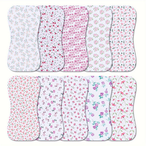 Burp Cloth - 10-pack Cloths Washcloths Rags