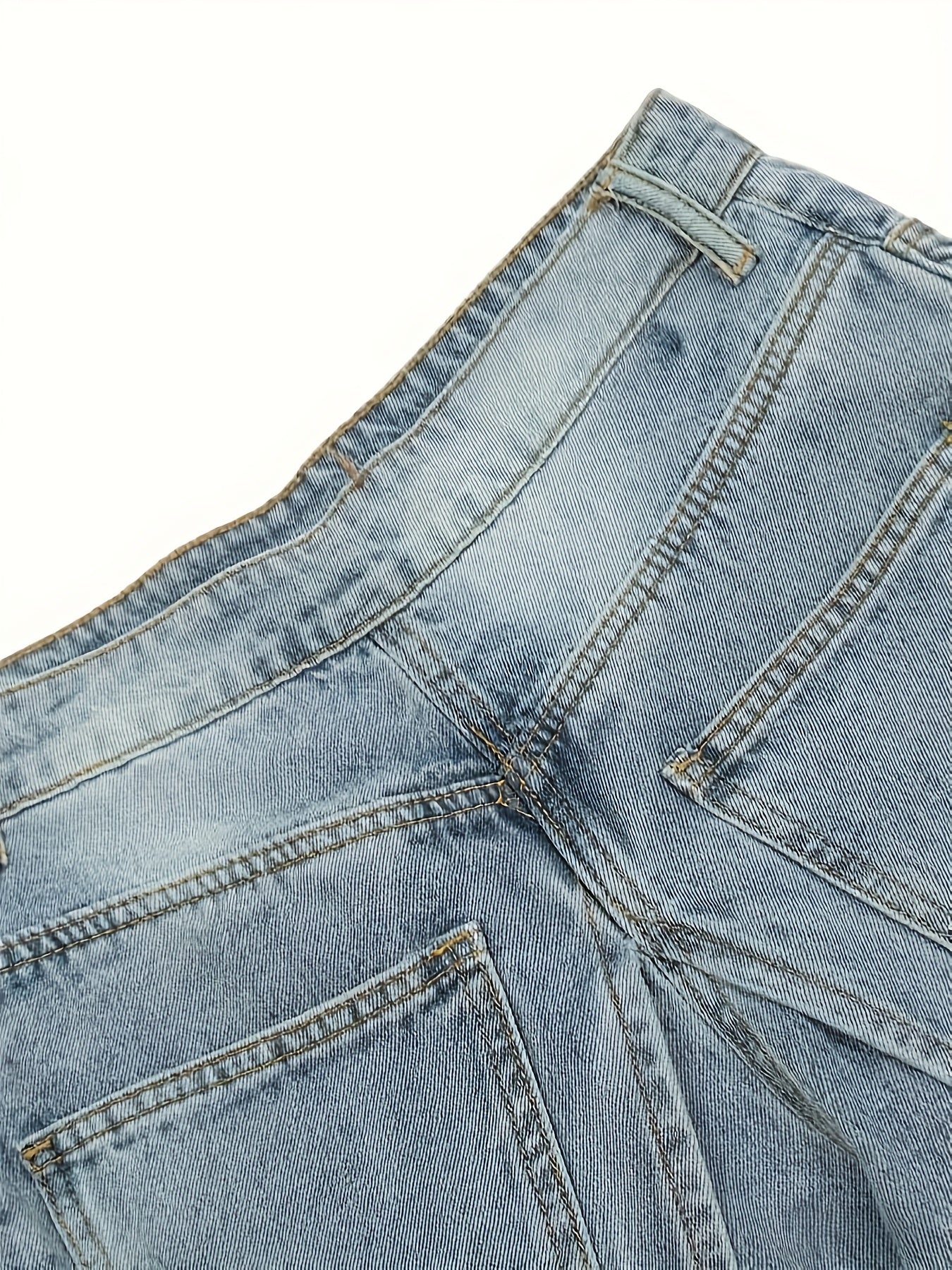 Women's Blue Denim High-Waist Jeans - product view 8