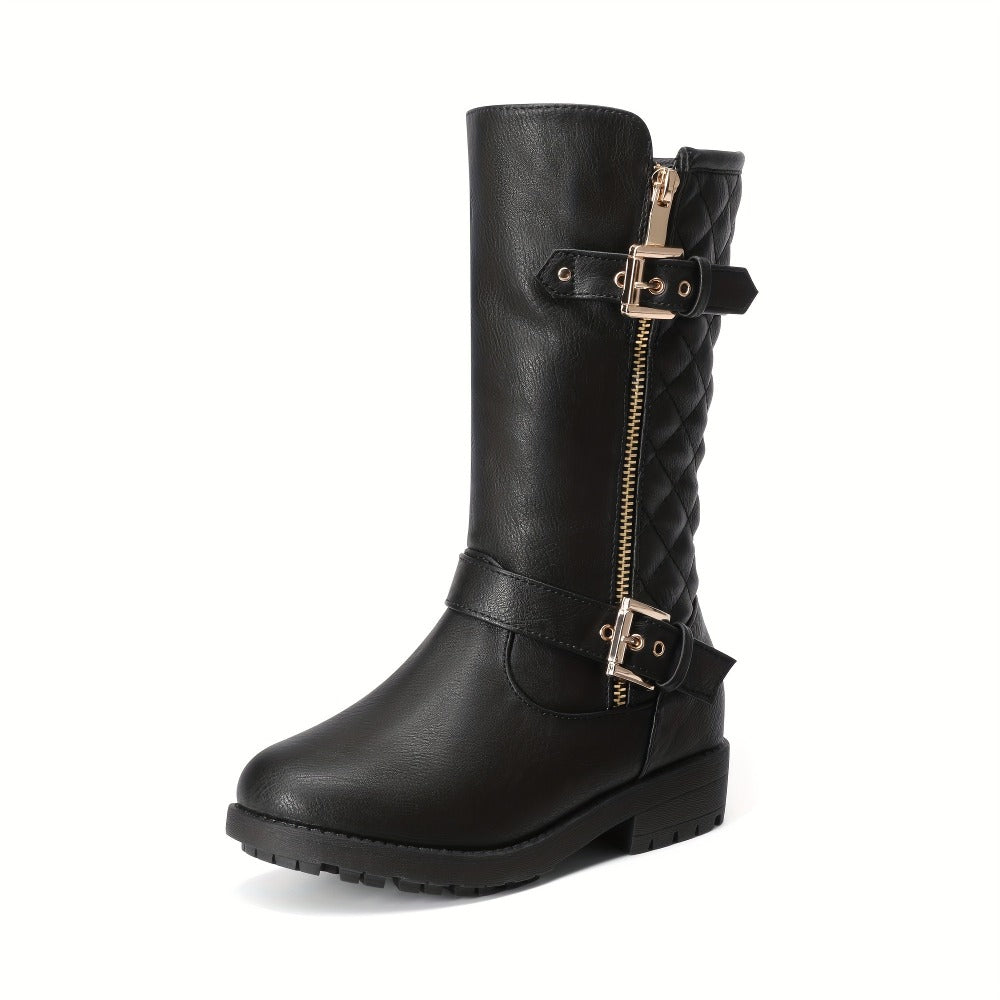 Girls Snow Boots - Non-Slip Sole & Plush Lined 242981