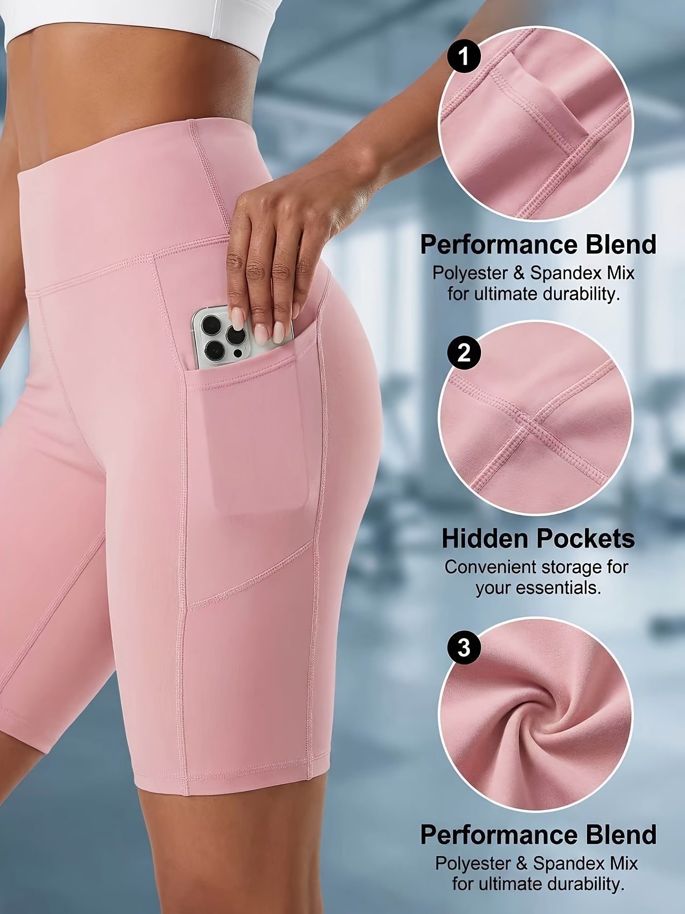 Women's Mixed colors Polyester Shorts - product view 15