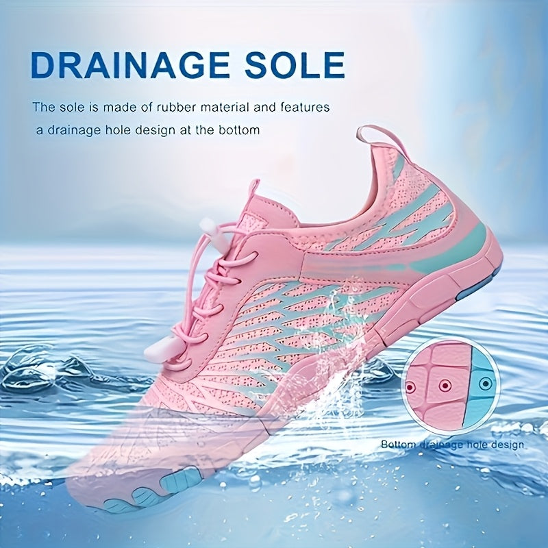 Women'S Barefoot Walking Shoes, Water Shoes for Women, Athletic Walking Footwear with Wide Toe Box, Non-Slip Breathable Lightweight Barefoot Vitality Water Shoes for Women, Beach Pool Swim Women'S Shoes